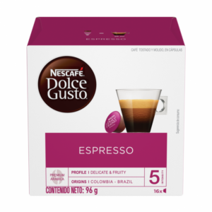 Cápsulas Nescafé Dolce Gusto Espresso 16 tazas preparadas