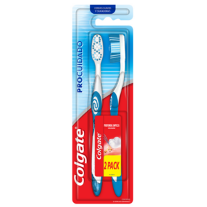 Cepillo de Dientes Colgate Pro Cuidado - Suave 2 Pack