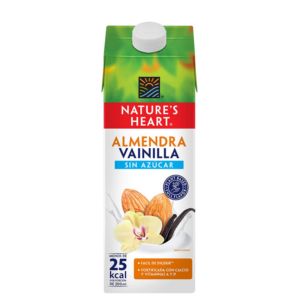 Bebida Natures Heart Almendras/Vainilla Sin Azúcar 32 Oz.