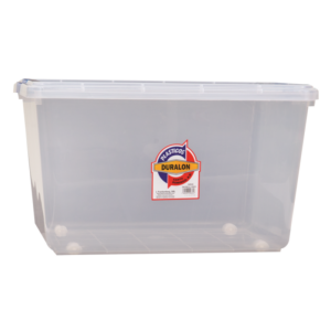 caja duralon 51 lts c tapa y ruedas