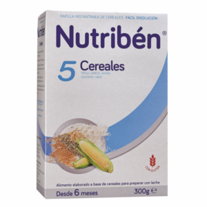 Cereal Infantil Nutriben 5 cereales 300 gr.
