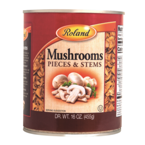 CHAMPIÑONES ROLAND TROZOS TALLOS 16 OZ