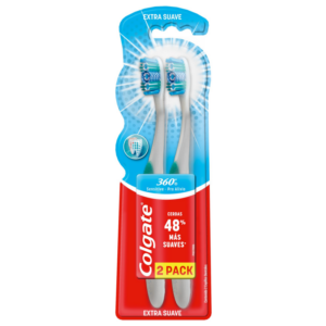 Cepillo de Dientes Colgate 360 Sensibilidad - Suave 2 Pack