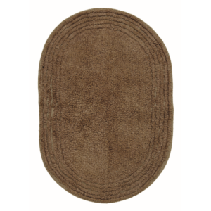 alfombra bao itana ovalada 40x60 marron