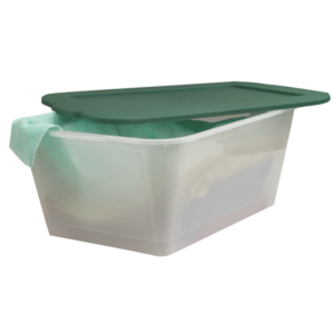 CAJA SPARTAPLAST RECT TRANSP  37.5LT 0212