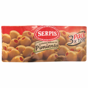 Aceituna El Serpis Pimiento 3 Pk 120 Gr