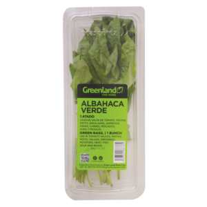 albahaca verde clamsh 2 oz.