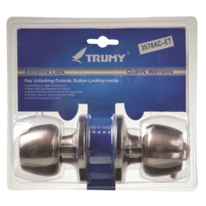 CERRADURA TRUMY TUB 3578 AC C/LLAVE