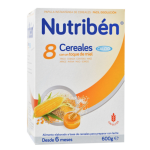 CEREAL 8 MIEL CALCIO NUTRIBEN 600 GR
