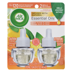 AROMATIZANTE AIRWICK SCENT OIL PURE CITRUS TWIN RFL