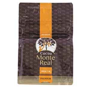 COCOA MONTE REAL PREMIUM SIN AZUCAR 200 Gr