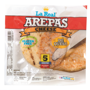 arepas la real con queso 10 oz