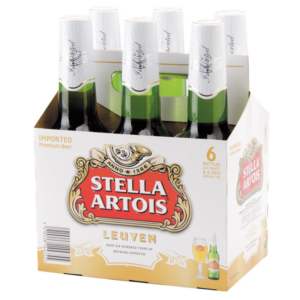 CERVEZA STELLA ARTOIS 330 ML 6 PACK