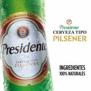CERVEZA PRESIDENTE REGULAR 12 OZ 6 PACK