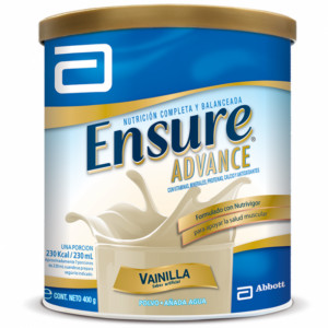 Alimento ensure advance vainilla polvo 400 gr