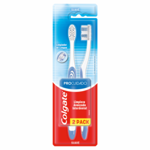 Cepillo de Dientes Colgate Pro Cuidado - Suave 2 Pack