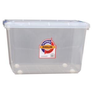 CAJA DURALON 34 LTS C/TAPA Y RUEDAS