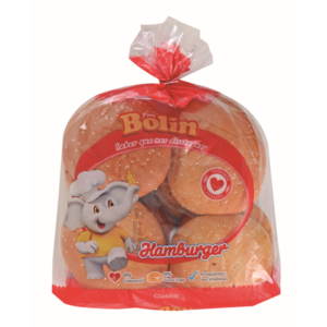 Pan Hamburguers Bolin Ajonjolí paquete
