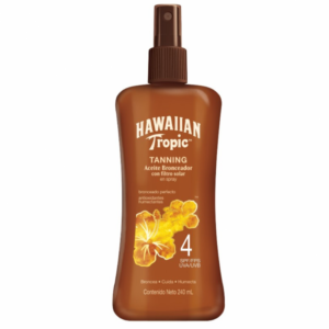 Aceite Bronceador Hawaiian T Dark Tann Spf4 W/Xss 8 oz.
