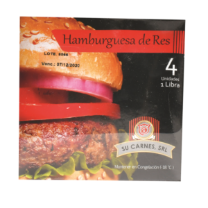 CARNE HAMBURGUESA SUCARNE ESPECIAL 16 OZ