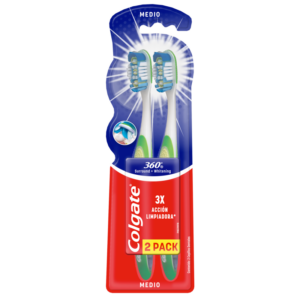 Cepillo de Dientes Colgate 360 Surround - Medio 2 Pack