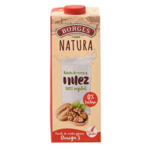 Bebida Borges natura arroz y nuez 1 lt.