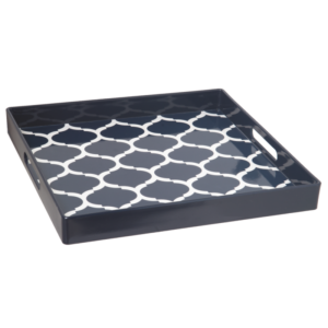 BANDEJA FJ MARRON Q/AZ 35X35 JQY17-7093C