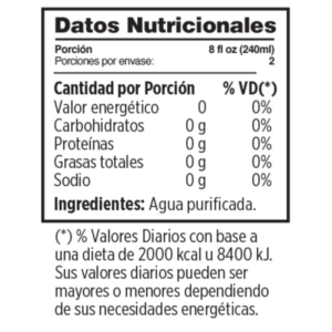 Agua Wala Botella Plástica 16 Oz