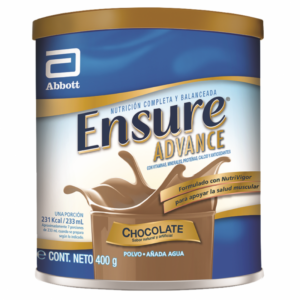 Alimento Ensure Advance Chocolate Polvo 400 Gr