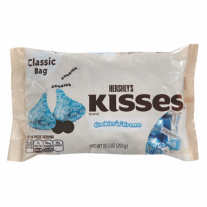 Chocolate Hersheys Kisses Cookies & Creme 10 Oz