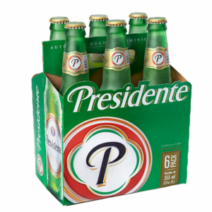 CERVEZA PRESIDENTE REGULAR 12 OZ 6 PACK