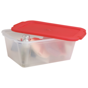CAJA SPARTAPLAST RECTANGULAR TRANSPARENTE 04LT 0209