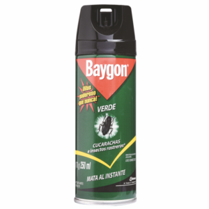 Insecticida Baygon Verde aerosol 250 Ml.