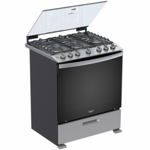 Estufa Whirlpool 30P Acero Inox. 6 Quemadores WFR5000D