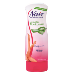 Crema depiladora nair aloe & lanoli  255 gr