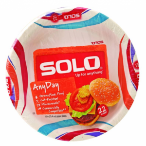 Plato Solo Hd Papel Deco #10 22 Uds.