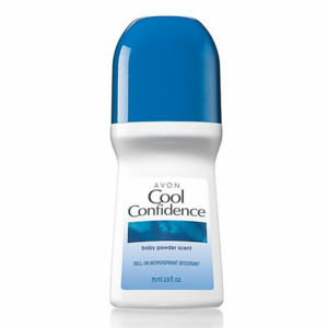 Desodorante Avon Cool Confidence Baby Power Azul 2.6 Oz
