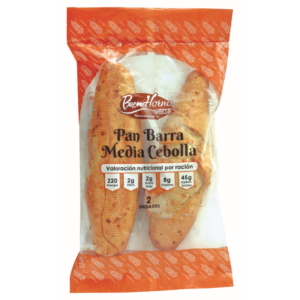 Pan buenhorno barra mediana cebolla cong 140 Gr.