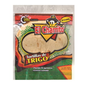 TORTILLA El CHARRITO TRIGO 1/10 PEQ