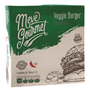 HAMBURGUESA MEVE GOURMET VEGGIE BLACK BEANS 2/1