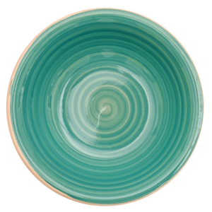 PLATO HONDO CERAMICA AZUL HZ 8.25 PULGADAS HP-1805S