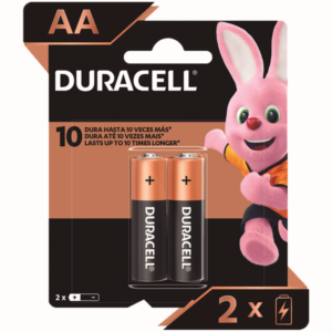 pilas duracell coppertop aa 2 uds