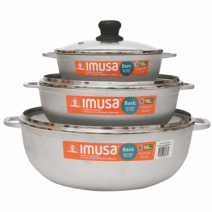 juego 3 calderos imusa t v 18 24 30 cm