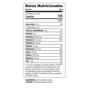 LECHE EN POLVO WALA FUNDA 900 GR