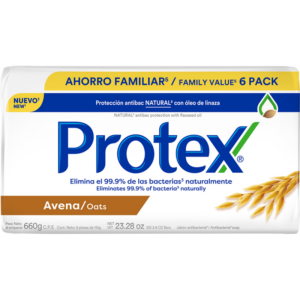 Jabón Antibacterial Protex Avena 6 Pack 110g