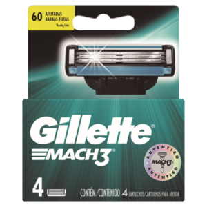Repuesto Gillette Mach3 Ras Reg 4 Uds.