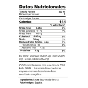 LECHE WALA UHT DESCREMADA 1L