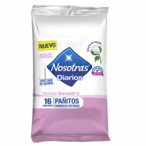 Pañitos íntimos nosotras sensitive 16 uds.