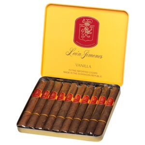 Cigarro Petite Vainilla Leon Jimenes 10 Und/Paq