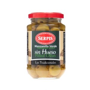 Aceitunas Verdes Sin Hueso Serpis 340 Gr